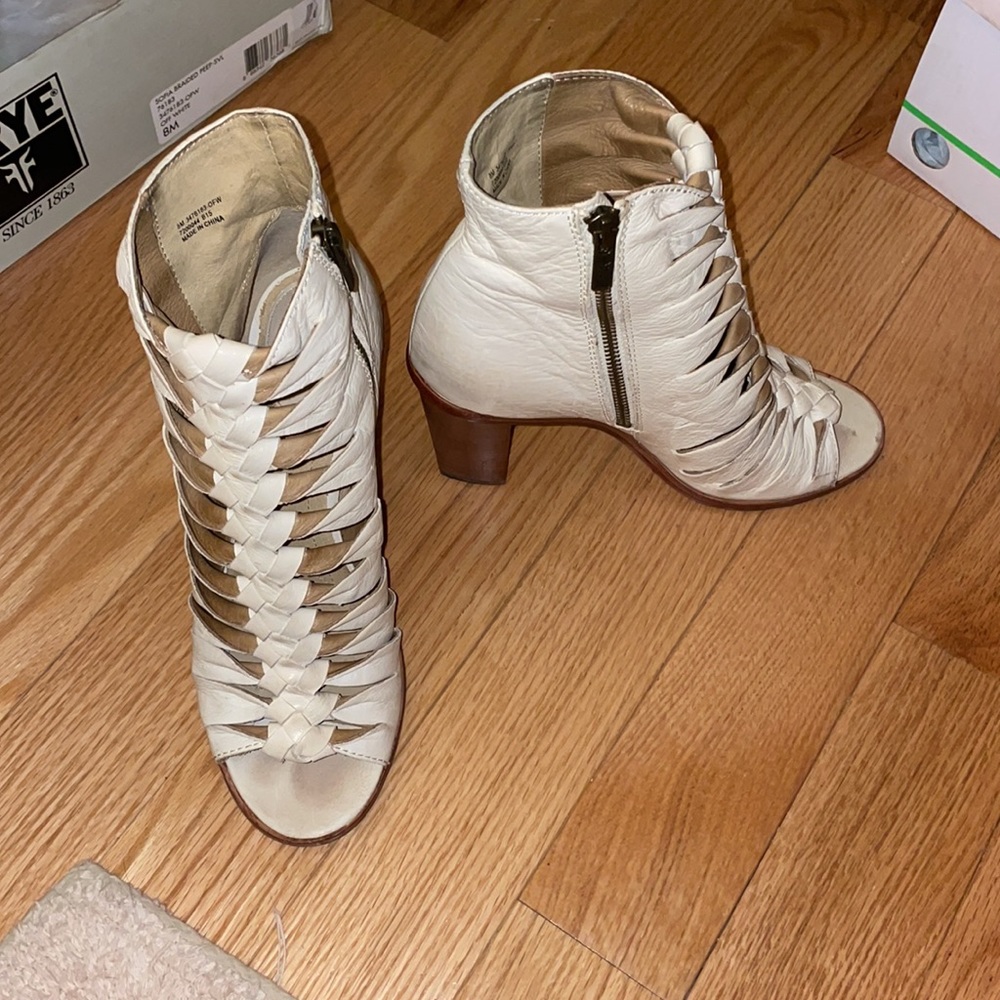 Frye zip up heeled boots - Picture 3 of 6
